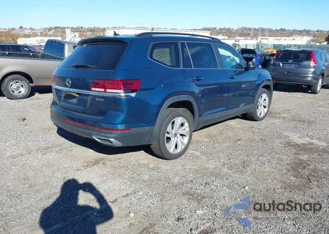 2021 Volkswagen Atlas 3.6L V6 Se W/Technology from USA, damaged, VIN 1V2HR2CA7MC538416